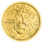 Gifts 2024 - Niue 5 NZD Gold 1/25 Oz Bullion Coin Czech Lion - Standard