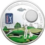 Cookovy ostrovy 2012 - Cook Islands 1 $ - PGA Tour - Golf Ball - proof