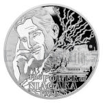 esk mincovna 2023 2023 - Niue 1 NZD Stbrn mince Nikola Tesla - Niagarsk vodopdy - proof