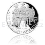 esk stbrn mince 2014 - 200 K Zaloen eskoslovenskch legi - proof