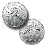 esk stbrn mince 2011 - 200 K Prvn veejn let Jana Kapara - b.k.