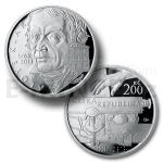 esk stbrn mince 2013 - 200 K Aloys Klar - proof