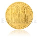 esk zlat mince 2013 - 10000 K Pchod vrozvst Konstantina a Metodje - b.k.