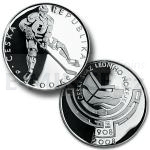 esk stbrn mince 2008 - 200 K Zaloen eskho hokejovho svazu - proof
