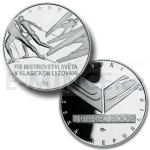 esk stbrn mince 2009 - 200 K Mistrovstv svta v klasickm lyovn - proof