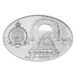 Dopravn prostedky 2024 - Niue 1 NZD Stbrn mince Slavn parn lokomotivy - Big Boy - proof