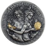 Love / Valentines Day 2020 - Niue 5 NZD Goddesses: Aphrodite and Venus - Love and Sensuality - Antique finnish