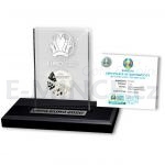 Football UEFA EURO Official UEFA EURO 2020 Referee Coin in Acrylic Block - PL