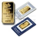 Zlato 50 g Zlat slitek 50 g Fortuna - PAMP