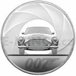 Christmas 2020 - Great Britain 5 Oz James Bond 007 - Aston Martin DB5 - Proof