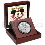 Pohdky a Cartoons (kreslen pbhy) 2014 - Niue 2 $ - Disney - Steamboat Willie - proof