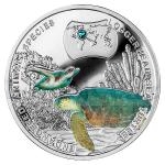 Pro dti 2014 - Niue 1 $ Kareta obecn (Loggerhead Sea Turtle) - proof