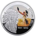 Osobnosti 2010 - Niue 1 $ Sedc Bk / Sitting Bull - proof