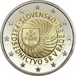 Slovak 2 Euro Commemorative Coins 2016 - Slovakia 2  The first Slovak Presidency of the Council of the European Union - UNC