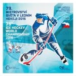 Czech Mint Sets 2015 - Set of circulation coins Ice Hockey World Cup 2015 - Unc.