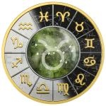 Znamen zvrokruhu 2023 - Kamerun 500 CFA Magnified Zodiac Signs Taurus / Zvrokruh Bk - proof