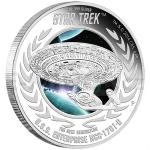 Pro dti 2015 - Tuvalu 1 $ Star Trek: The Next Generation - U.S.S. Enterprise NCC-1701-D - proof