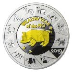 Drky 2019 - Niue 1 $ Wealthy Year of the Pig / Rok vepe - proof