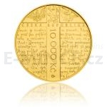 esk zlat mince 2015 - 10000 K Jan Hus - b.k.
