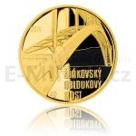 esk zlat mince 2015 - 5000 K kovsk obloukov most - proof 