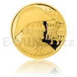 esko a Slovensko Zlat medaile Djiny vlenictv - Bitva u Waterloo - proof
