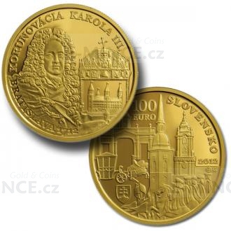 2012 - Slovensko 100  - 300. vro korunovace Karola III. - proof
Kliknutm zobrazte detail obrzku.