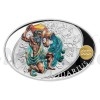 2021 - Niue 1 NZD Stbrn mince Znamen zvrokruhu - Vodn / Aquarius - Proof (Obr. 0)