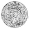 2021 - Niue 5 NZD Silver 2 oz Bullion Coin Czech Lion - Standard (Obr. 0)
