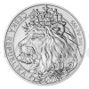 2021 - Niue 2 NZD Silver 1 oz Bullion Coin Czech Lion - Standard nummeriert (Obr. 0)