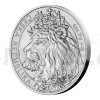 2021 - Niue 2 NZD Silver 1 oz Bullion Coin Czech Lion - Standard nummeriert (Obr. 4)