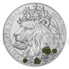 2021 - Niue 80 NZD Silver One-Kilo Coin Czech Lion with Moldavite - Standart (Obr. 0)