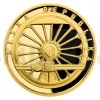 Zlat pluncov medaile Parn lokomotiva koda 498 Albatros - proof (Obr. 1)