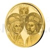 Zlat dvouuncov mince Sv. Ludmila a sv. Vclav - Proof (Obr. 5)