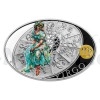 2021 - Niue 1 NZD Stbrn mince Znamen zvrokruhu - Panna / Virgo - proof (Obr. 6)