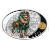 2021 - Niue 1 NZD Stbrn mince Znamen zvrokruhu - Lev / Leo - proof (Obr. 6)