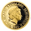 2021 - Niue 5 NZD Zlat mince Patroni - Svat Luk - proof (Obr. 1)
