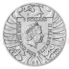 2022 - Niue 5 NZD Stbrn dvouuncov investin mince esk lev - b.k. (Obr. 1)