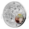 2022 - Niue 1 NZD Stbrn mince Mln drha - Pluto - proof (Obr. 0)