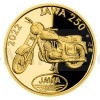 Zlat pluncov medaile Motocykl JAWA 250 - proof, . 79 (Obr. 0)