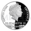 2020 - Niue 2 NZD Silver 1 oz Coin Czech Lion Partially Gilded - Numbered Proof - no. 880 (Obr. 1)