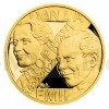 Gold Half-Ounce Medal Dana Zatopkova, Emil Zatopek - proof, no 11 (Obr. 0)