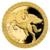 2022 - Niue 5 NZD Zlat mince Bjn tvorov - Pegas - proof (Obr. 1)
