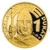 Zlat 1-dukt sv. Vclava se zlatm certifiktem 2022 - proof (Obr. 0)