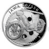 2022 - Niue 1 NZD Stbrn mince Na kolech - Motocykl JAWA 50/550 - proof (Obr. 8)