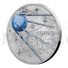 2022 - Niue 1 NZD Silver coin The Milky Way - The first artificial satellite - proof (Obr. 0)