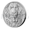 2023 - Niue 2 NZD Silver 1 oz Bullion Coin Czech Lion - UNC. (Obr. 2)