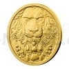 2023 - Niue 5 NZD Gold 1/25 Oz Bullion Coin Czech Lion - Standard (Obr. 2)