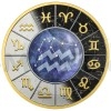 2023 - Kamerun 500 CFA Magnified Zodiac Signs Aquarius / Zvrokruh Vodn - proof (Obr. 4)