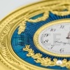2022 - Niue 1 $ Faberg Art - Blue Table Clock / Modr hodiny - proof (Obr. 2)