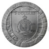 2022 - Niue 2 NZD Silver 1 oz Bullion Coin Czech Lion ANNIVERSARY Ruthenium Gilded - BU (Obr. 1)
